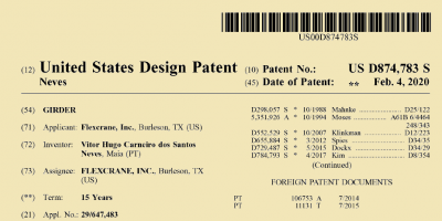 New US Design Patent D874,783
