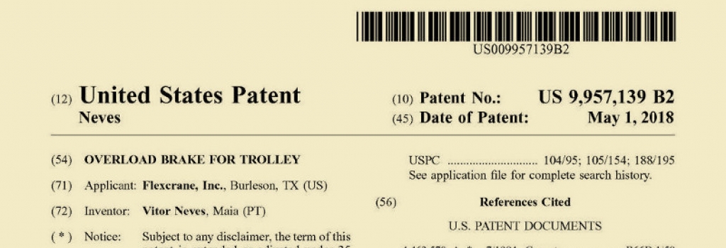 New US patent number US 9,957,139 B2