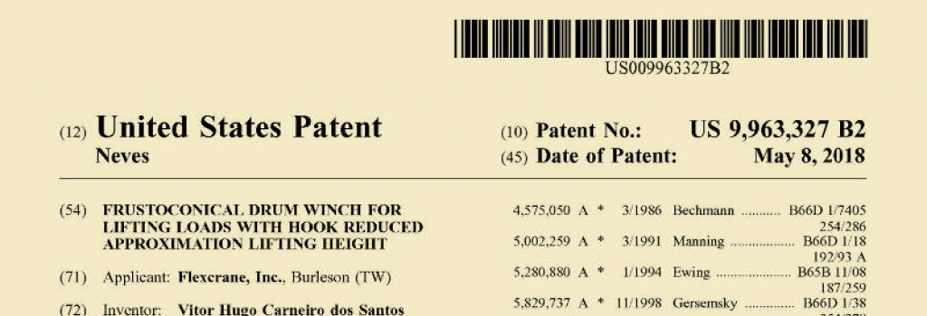 New US patent number 9,963,327 